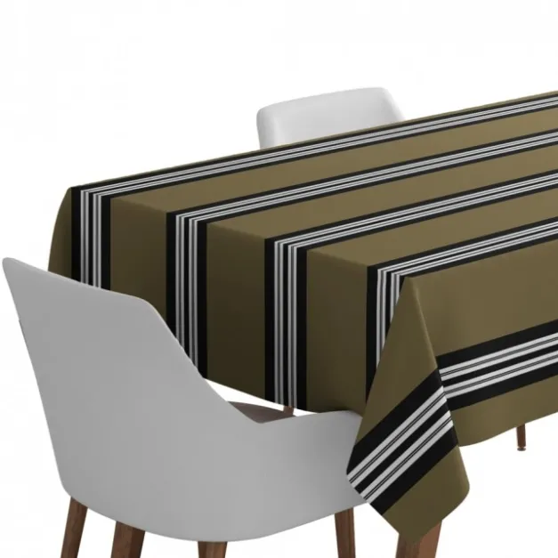 Maison Jean-Vier Nappe de table Vert