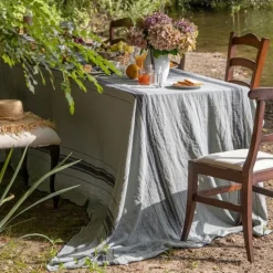 Maison Jean-Vier Nappe de table Vert