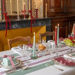 Maison Jean-Vier Nappe de table Vert