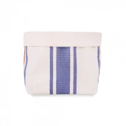 Maison Jean-Vier Panière et corbeille à pain en tissu Bleu