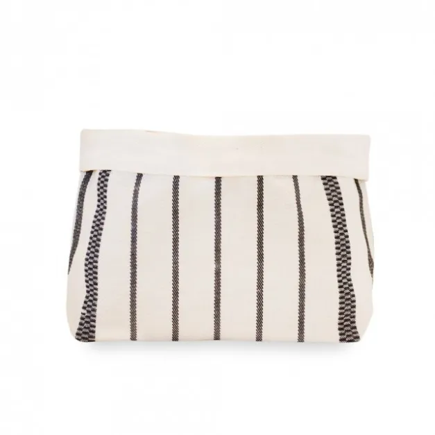 Maison Jean-Vier Panière et corbeille à pain en tissu Blanc