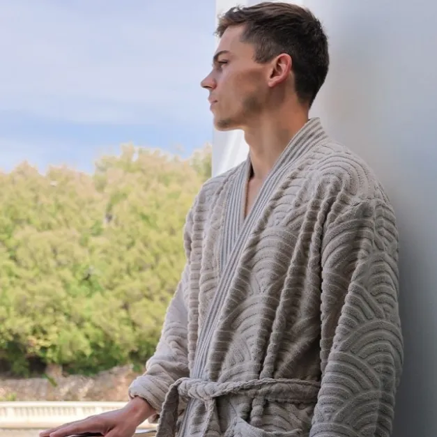 Maison Jean-Vier Peignoir Beige