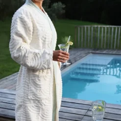 Maison Jean-Vier Peignoir Blanc
