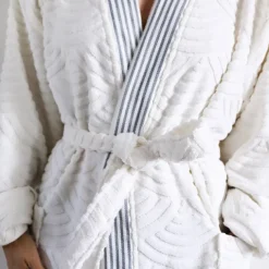 Maison Jean-Vier Peignoir Bleu