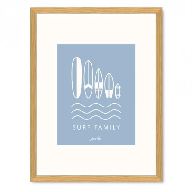 Maison Jean-Vier Poster et affiche Bleu