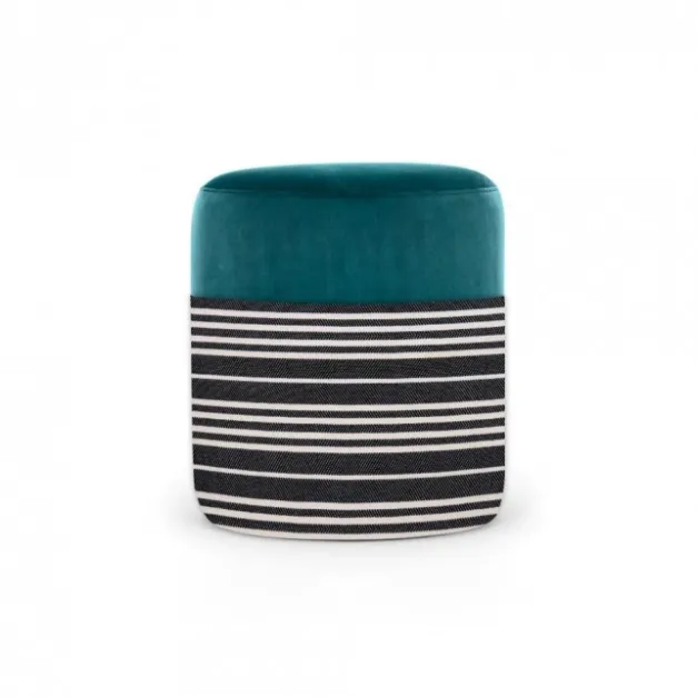 Maison Jean-Vier Pouf Bleu