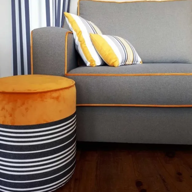 Maison Jean-Vier Pouf Jaune