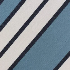 Maison Jean-Vier Rideau bleu nuit en coton à rayures