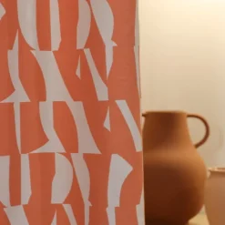 Maison Jean-Vier Rideaux Orange