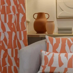 Maison Jean-Vier Rideaux Orange