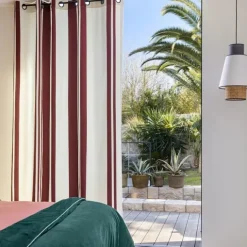 Maison Jean-Vier Rideaux Rouge