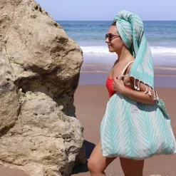 Maison Jean-Vier Sac de Plage Vert