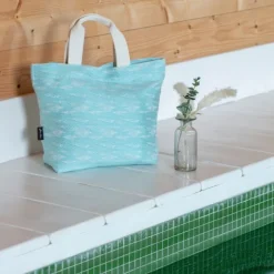 Maison Jean-Vier Sac Shopping Bleu