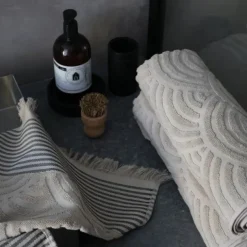 Maison Jean-Vier Serviette de bain Beige