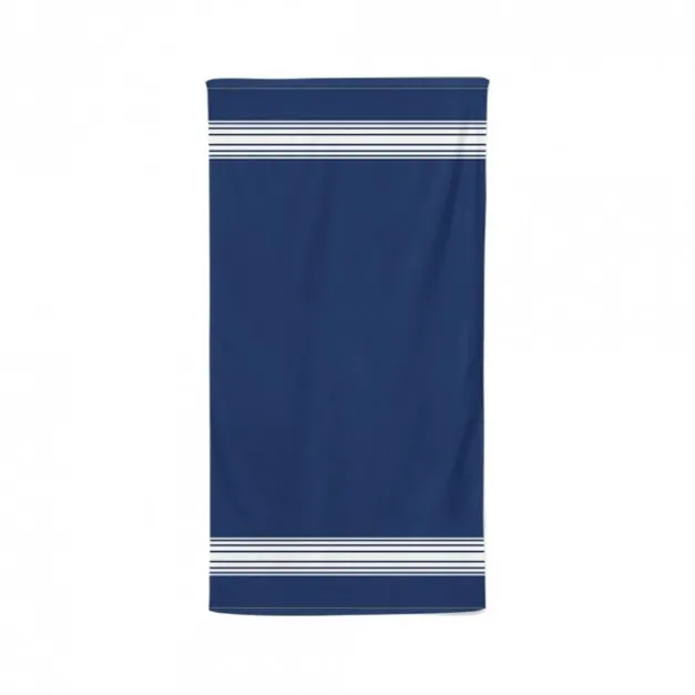 Maison Jean-Vier Serviette de bain Bleu