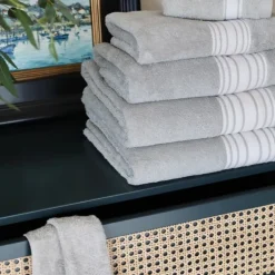 Maison Jean-Vier Serviette de bain Gris