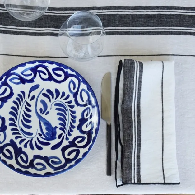Maison Jean-Vier Serviette de table Blanc