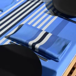 Maison Jean-Vier Serviette de table Bleu