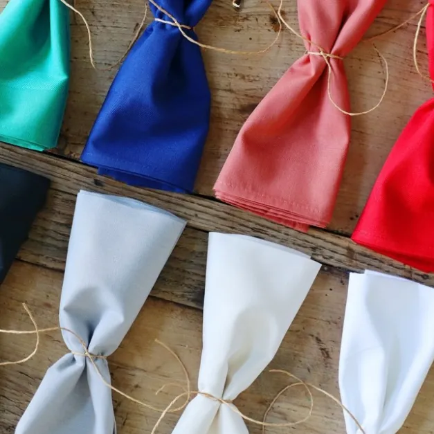 Maison Jean-Vier Serviette de table Bleu