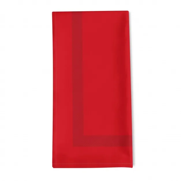 Maison Jean-Vier Serviette de table Rouge