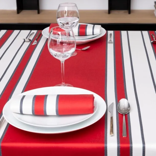 Maison Jean-Vier Serviette de table Rouge
