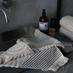 Maison Jean-Vier Serviette invité Beige