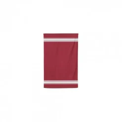 Maison Jean-Vier Serviette invité Rouge