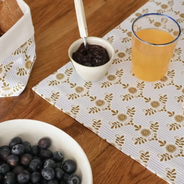 Maison Jean-Vier Set de table Bleu