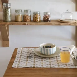 Maison Jean-Vier Set de table Bleu