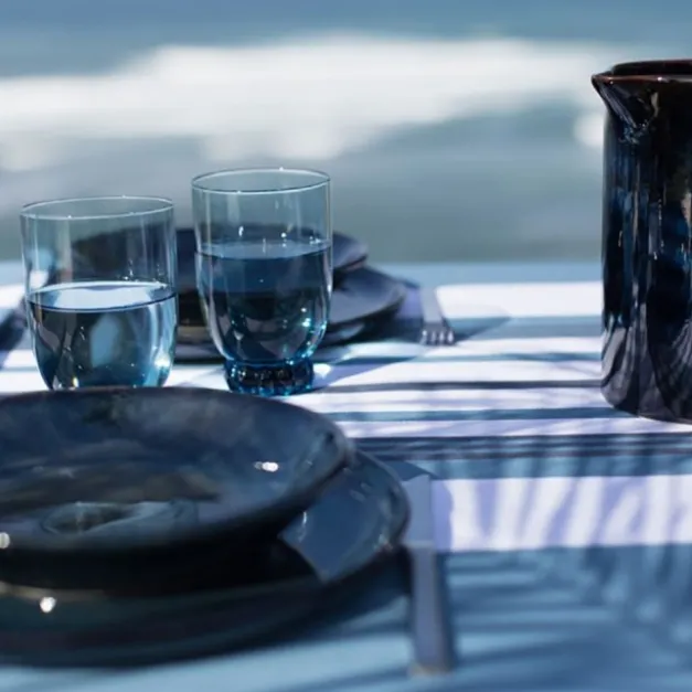 Maison Jean-Vier Set de table Bleu