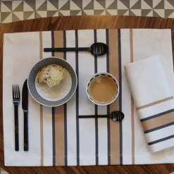 Maison Jean-Vier Set de table Marron