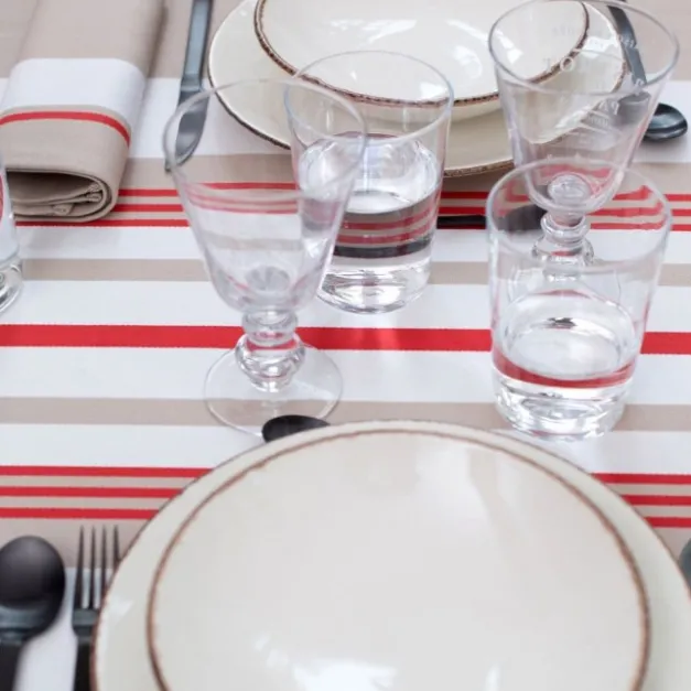 Maison Jean-Vier Set de table Rouge