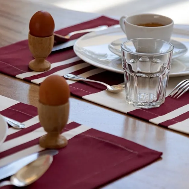Maison Jean-Vier Set de table Rouge
