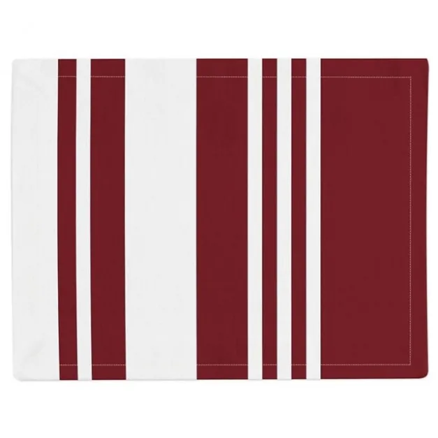 Maison Jean-Vier Set de table Rouge