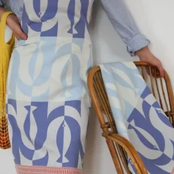 Maison Jean-Vier Tablier de cuisine Bleu