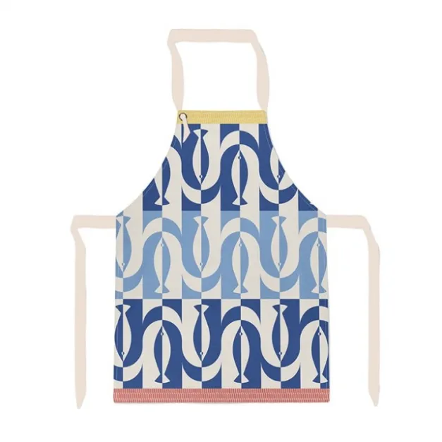 Maison Jean-Vier Tablier de cuisine Bleu