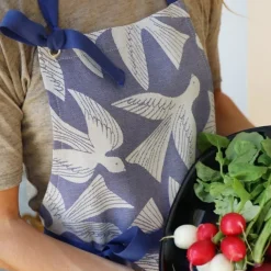 Maison Jean-Vier Tablier de cuisine Bleu