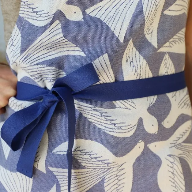 Maison Jean-Vier Tablier de cuisine Bleu