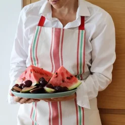 Maison Jean-Vier Tablier de cuisine Rouge