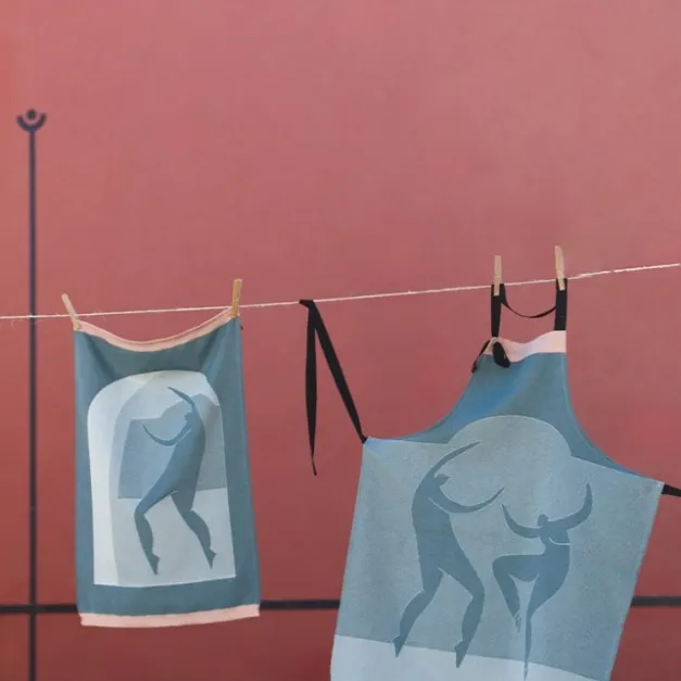 Maison Jean-Vier Tablier de cuisine Vert