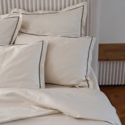 Maison Jean-Vier Taie d'oreiller Beige