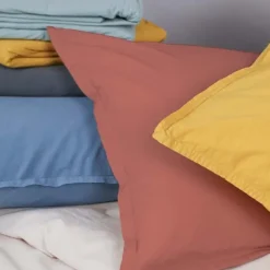 Maison Jean-Vier Taie d'oreiller Orange