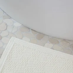 Maison Jean-Vier Tapis de bain Blanc