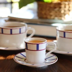 Maison Jean-Vier Tasse à café Blanc