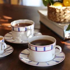 Maison Jean-Vier Tasse à déjeuner Blanc