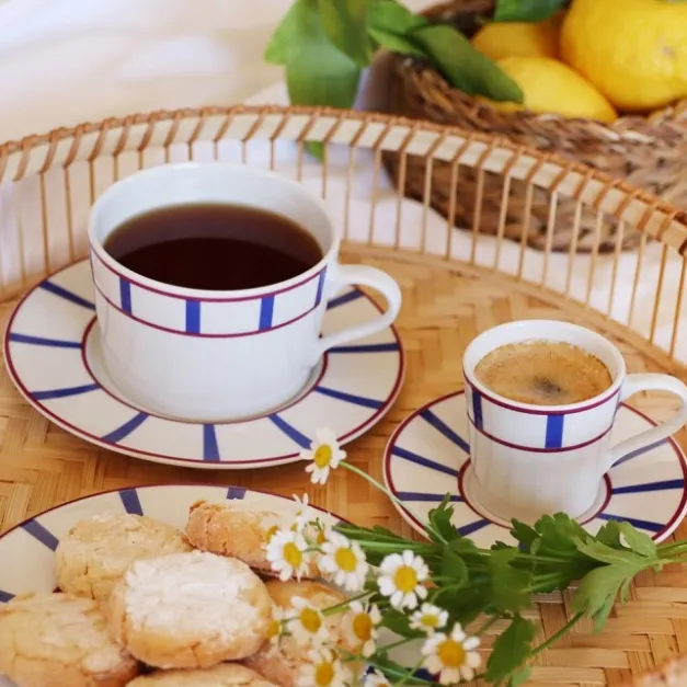 Maison Jean-Vier Tasse à déjeuner Blanc