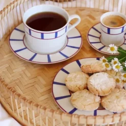 Maison Jean-Vier Tasse à déjeuner Blanc