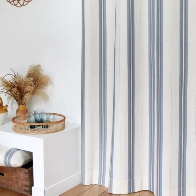 Maison Jean-Vier Tissu Bleu