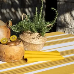 Maison Jean-Vier Tissu enduit Jaune