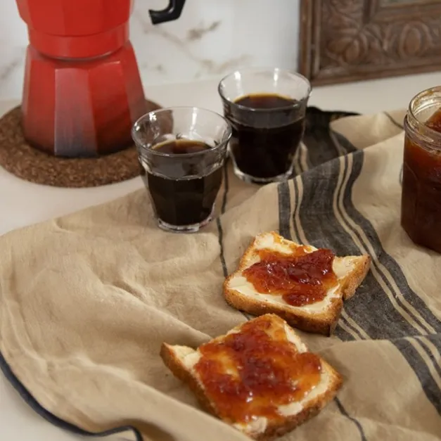 Maison Jean-Vier Torchon de cuisine Beige